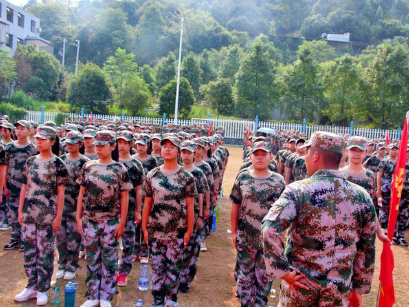 軍訓-郴州市第五中學師生風采1