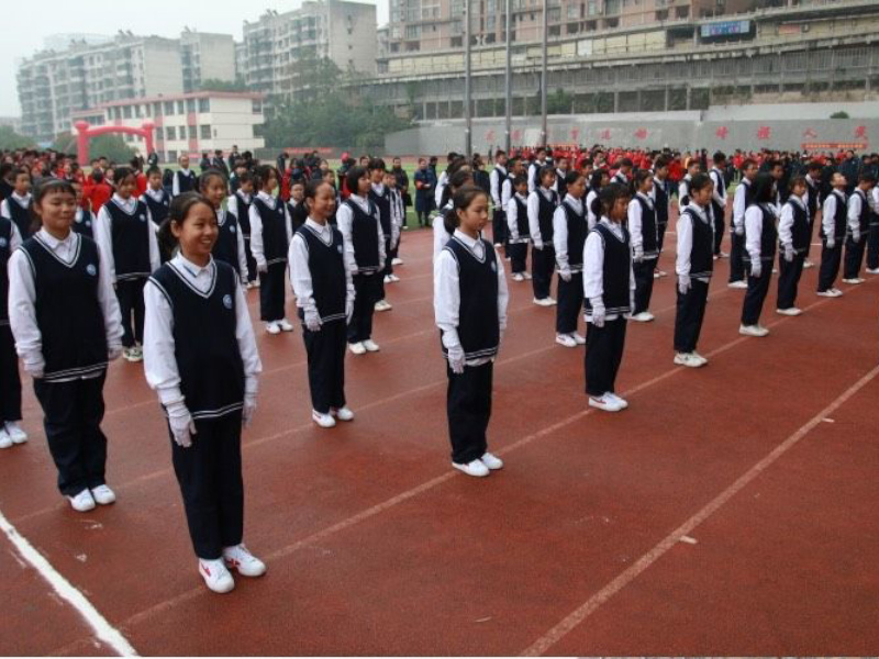 學生體操-郴州市第五中學師生風采