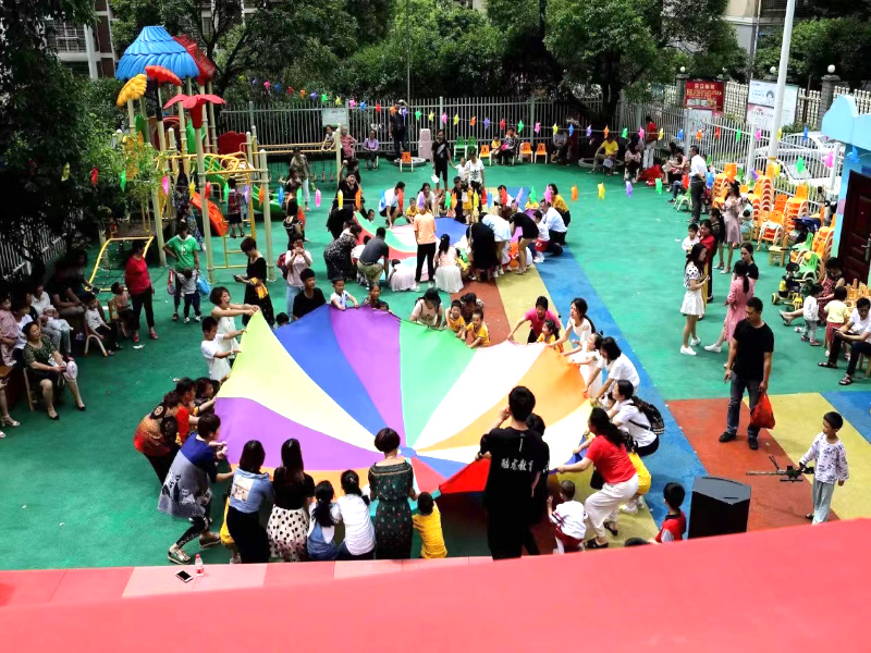 北湖區佩琪樂幼兒園親子互動游戲